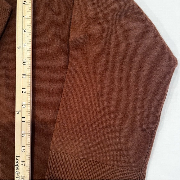 J. Crew Brown Open-Front Cardigan - Picture 6 of 8